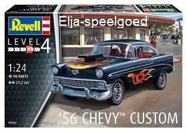 Revell I : 24 Chevy Customs ( 1956 ) NR 7663 modelbouw auto, Hobby en Vrije tijd, Modelbouw | Auto's en Voertuigen, Auto, Revell