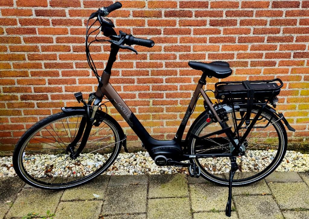 Gazelle orange C7 + HMB elektrische Dames- Zo goed als nieuw, Ophalen, Versnellingen, 56 cm of meer, Zo goed als nieuw