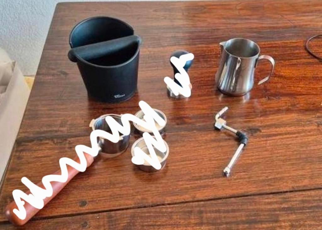 Rancilio Silvia stoomstaaf e.a. accessoires, Ophalen of Verzenden, Zo goed als nieuw