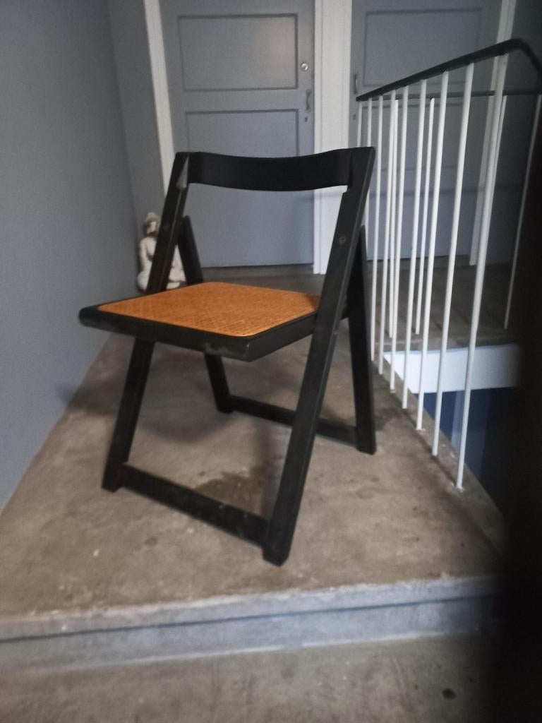 Vintage Aldo Jacober 3 stuks klapstoelen, Antiek en Kunst, Antiek | Meubels | Stoelen en Banken, Ophalen of Verzenden