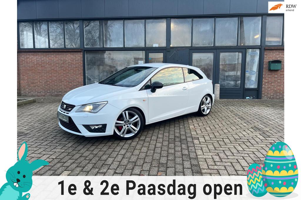 Seat Ibiza SC 1.4 TSI Cupra, Xenon, Cruise control, Climate, Gebruikt, Zwart, 4 cilinders, LED verlichting