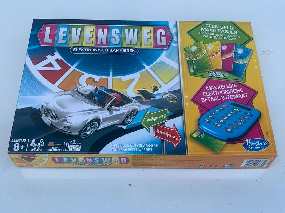 Levensweg Elektronisch Bankieren - Hasbro, Hobby en Vrije tijd, Een of twee spelers, Ophalen of Verzenden, Zo goed als nieuw