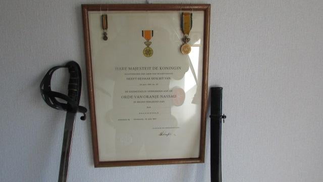 sabel officier cavalerie 1876 nederland, Verzamelen, Ophalen of Verzenden, Landmacht, Overige gebieden, Zwaard of Sabel