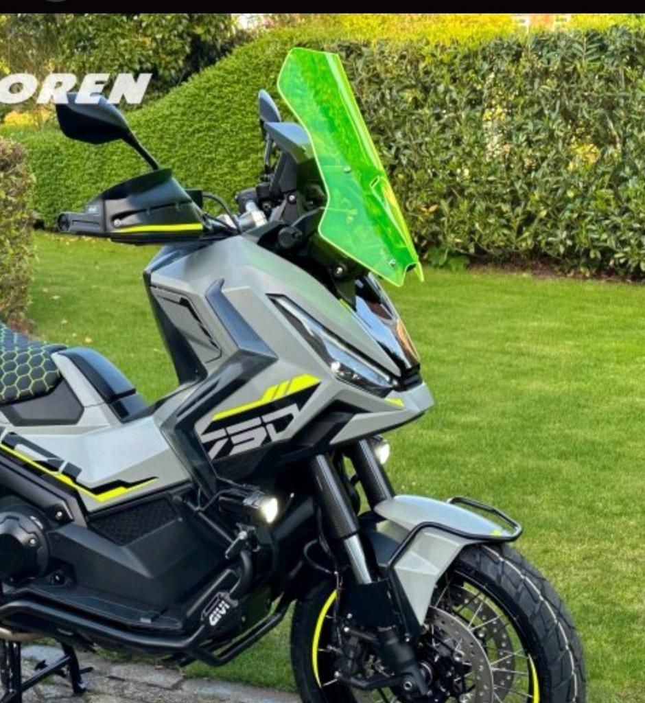 Windscherm honda X adv x adv 750 groen/geel. Opvallend !, Motoren, Ophalen of Verzenden, Nieuw