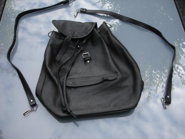 Lederen rugzak, Sieraden, Tassen en Uiterlijk, Tassen | Rugtassen, Overige merken, 25 tot 40 cm, Ophalen of Verzenden, Zo goed als nieuw