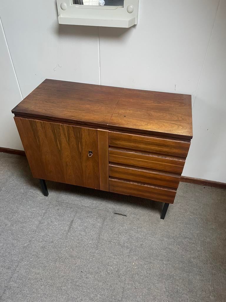 Vintage naaimaschine kast, Ophalen, Zo goed als nieuw, 25 tot 50 cm, 50 tot 100 cm