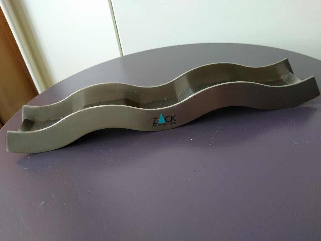 Waxinelichtjeshouder Zack RVS, Huis en Inrichting, Woonaccessoires | Kandelaars en Kaarsen, Ophalen, Metaal, Minder dan 25 cm