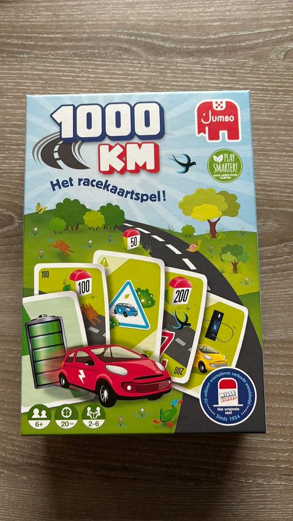 Jumbo 1000KM het racekaartspel (Nieuw), Vijf spelers of meer, Ophalen of Verzenden, Nieuw