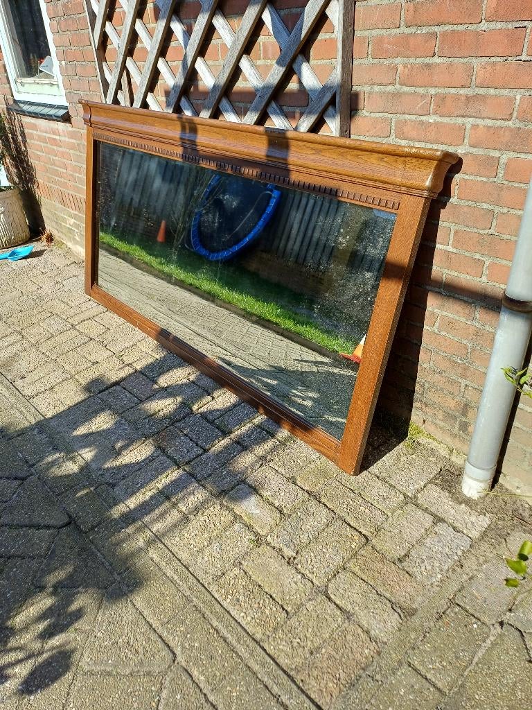Grote spiegel  1 x 2 m, Huis en Inrichting, Woonaccessoires | Spiegels, Ophalen, Rechthoekig, 150 tot 200 cm