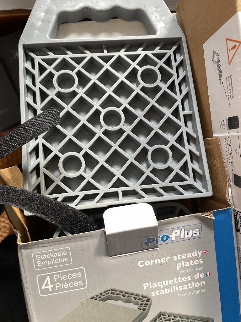 ProPlus stapelbare onderlegplaten voor caravan, Ophalen of Verzenden