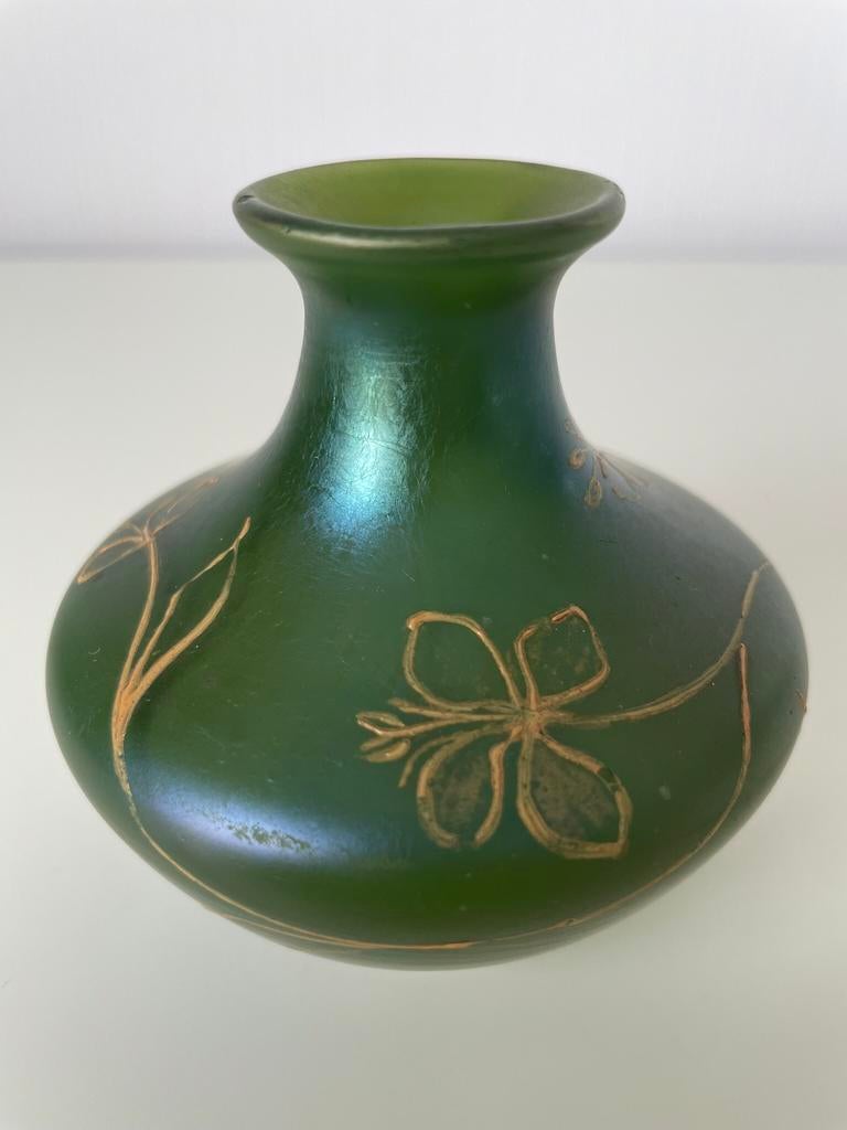 Loetz Art Nouveau Antiek Boheems Vaasje Glas, Antiek en Kunst, Verzenden