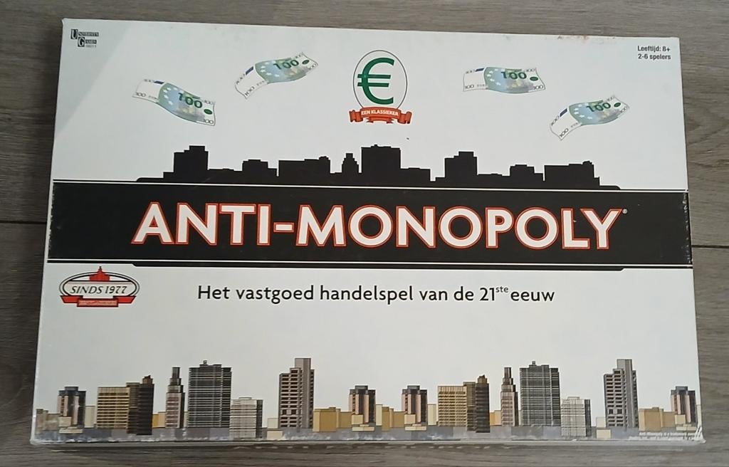 Anti-monopoly, Hobby en Vrije tijd, Gezelschapsspellen | Bordspellen, Ophalen of Verzenden, Zo goed als nieuw