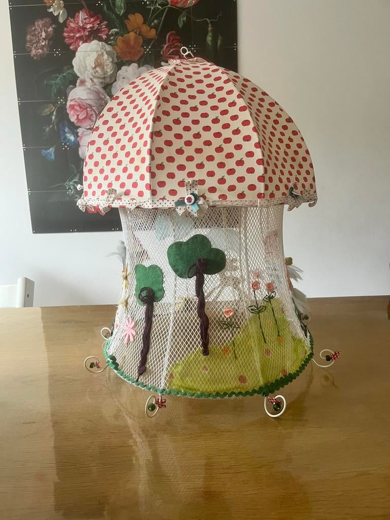 Decoratieve paddenstoel lamp, Ophalen of Verzenden, Zo goed als nieuw