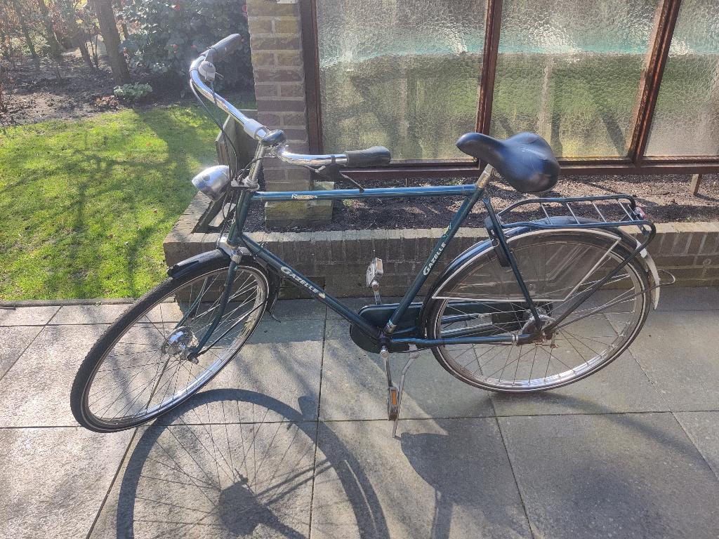 Gazelle Primeur herenfiets, groen, Ophalen, Gebruikt, Gazelle, Versnellingen