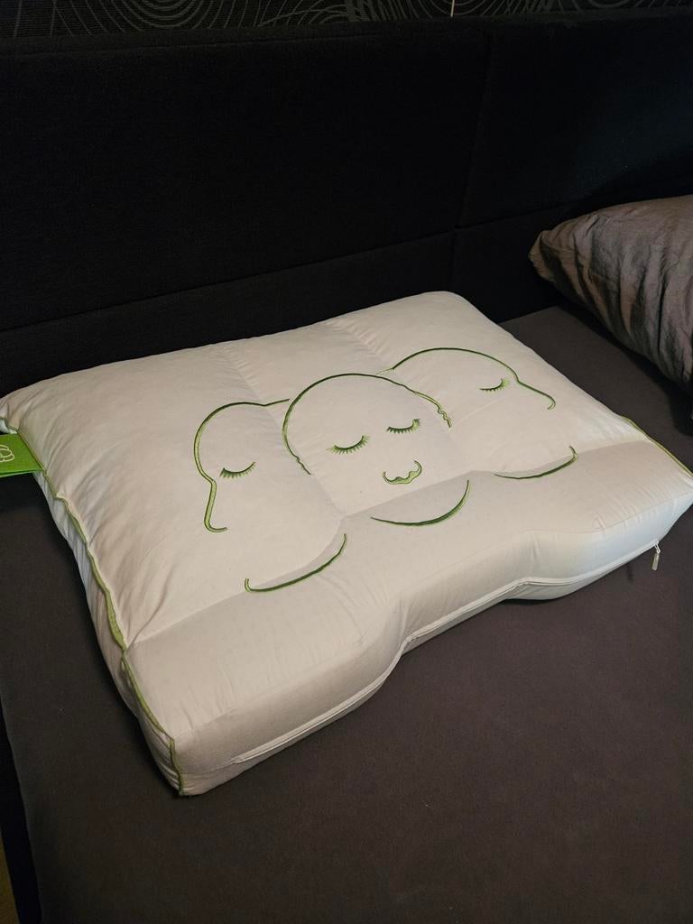 Silvana hoofdkussen, Huis en Inrichting, Slaapkamer | Beddengoed, Kussen, Eenpersoons, Wit, Ophalen of Verzenden