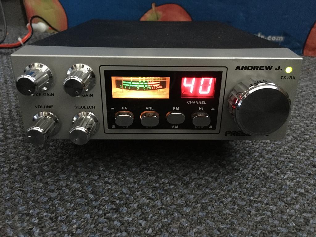 27 mc president andrew j 80 ch fm am pr incl vzk, Ophalen of Verzenden, Zender en Ontvanger