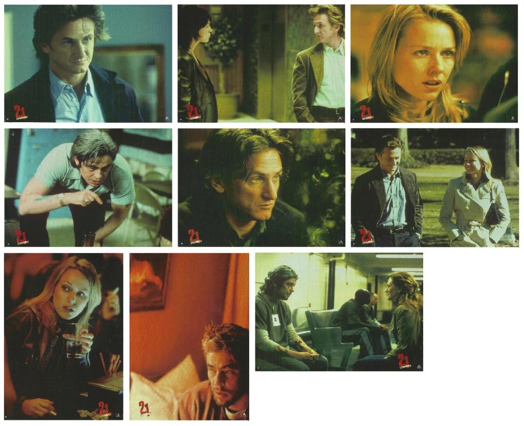 21  GRAMS      filmfotoset., Verzenden, Nieuw, A4 of kleiner, Film en Tv