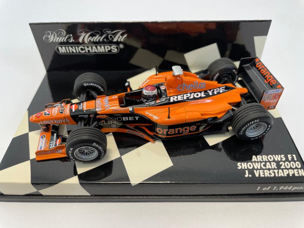Arrows F1 showcar 2000 Jos Verstappen, Ophalen of Verzenden, Zo goed als nieuw, Formule 1