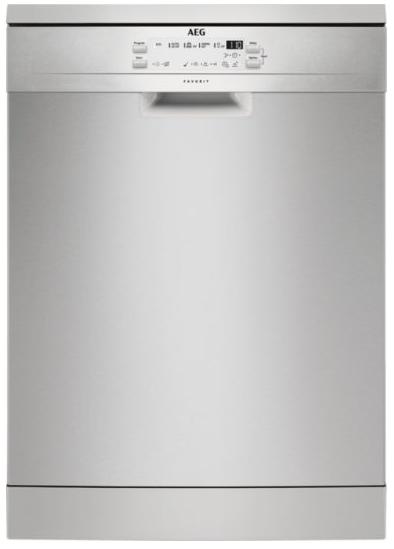 Vrijstaande vaatwasser AEG - RVS, Ophalen, Energieklasse A of zuiniger, Zo goed als nieuw, 85 tot 90 cm