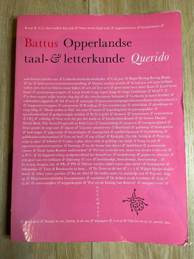 Battus Opperlandse taal- & letterkunde, Boeken, Ophalen of Verzenden, Gelezen, Nederland