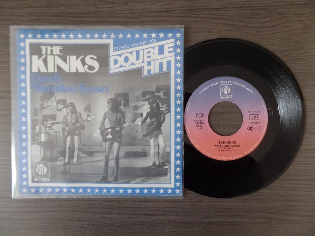 single  The Kinks - Dandy / Waterloo Sunset, Cd's en Dvd's, Vinyl Singles, Gebruikt, Single, Rock en Metal, 7 inch, Ophalen of Verzenden