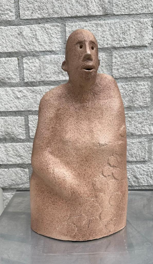 Beeld (keramiek) van kunstenaar Stan Linssen, Ophalen of Verzenden