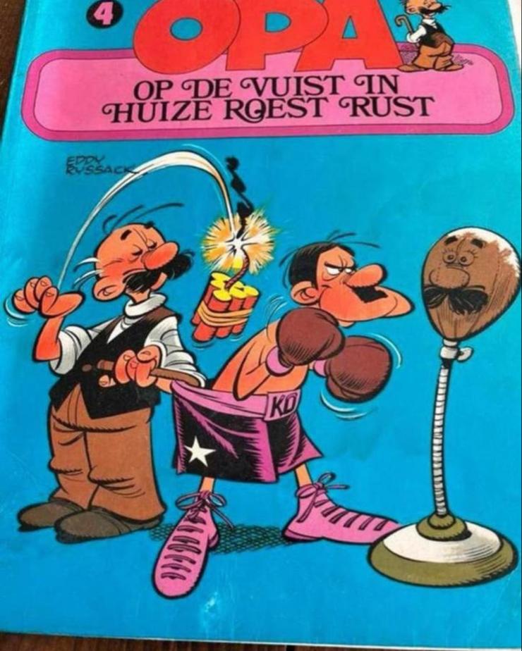 Huize Roest Rust - Opa op de vuist - Deel 4 - Eddy Ryssack, Boeken, Eén stripboek, Ophalen of Verzenden, Gelezen