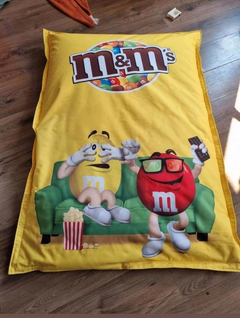 Zitzak m&m, Ophalen, Wit, Jongetje of Meisje, Dekbedovertrek