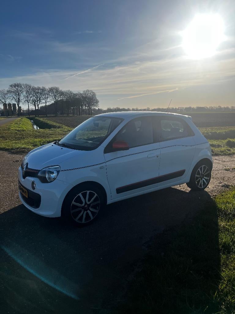 Renault Twingo 1.0 SCE 70 2016 Wit, Auto's, Zwart, 840 kg, 4 stoelen, Wit