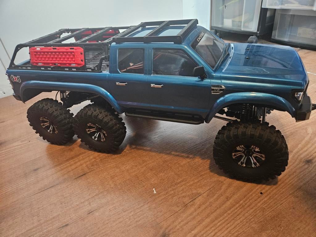 CROSSRC AT6 EMO 6x6 Kit - RC Crawler Truck, Elektro, Auto offroad, Ophalen of Verzenden, Zo goed als nieuw