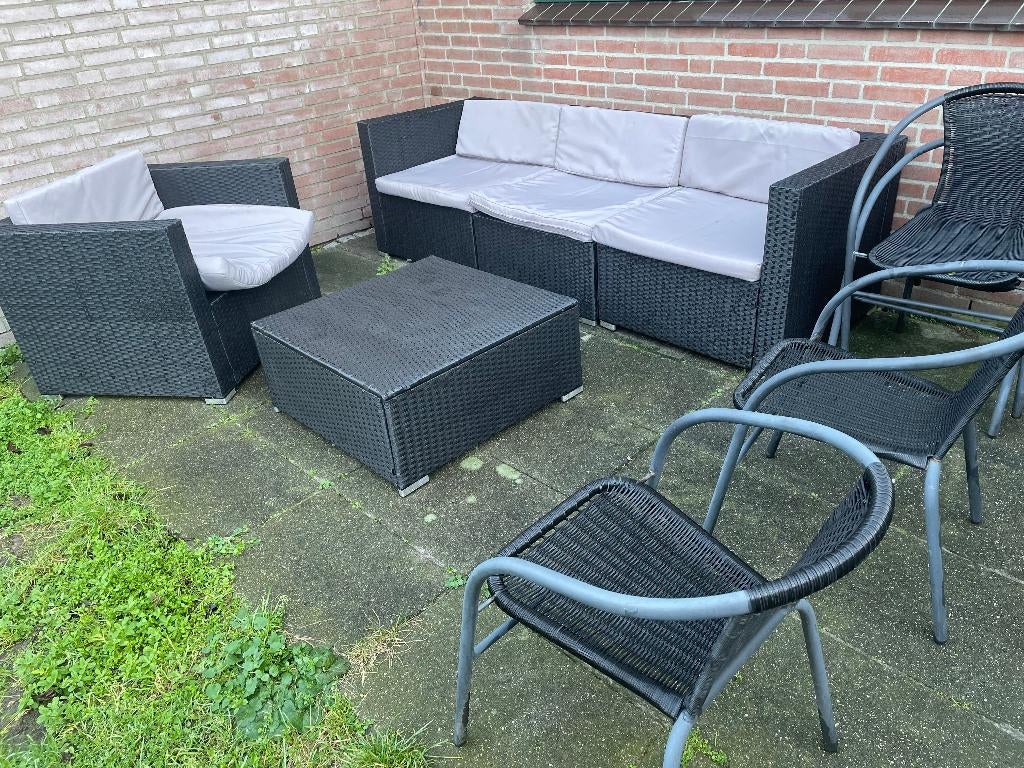 tuinmeubelen, Ophalen, Gebruikt, Wicker, Tuinset