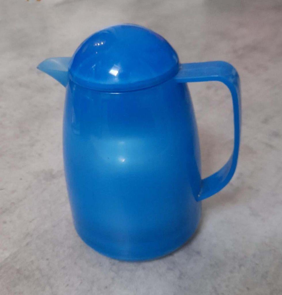 Thermoskan 20 cm hoog, Ophalen of Verzenden, Zo goed als nieuw, Blauw