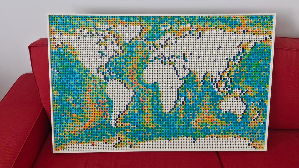 Lego World Map 31203, Kinderen en Baby's, Speelgoed | Duplo en Lego, Zo goed als nieuw, Ophalen of Verzenden