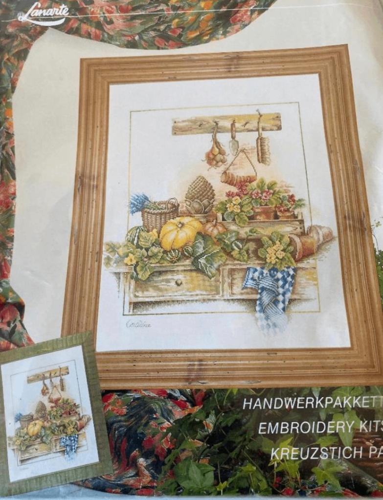 BORDUURPAKKET LANARTE WERKBANKJE ZELDZAAM, Verzenden, Nieuw, Handborduren, Borduurpakket