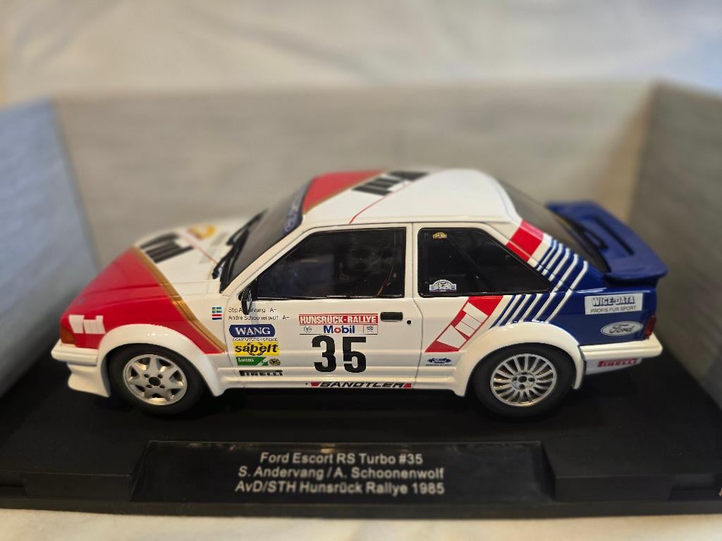 Ford Escort RS turbo 1985 1/18, Ophalen of Verzenden, Nieuw, Auto, Overige merken