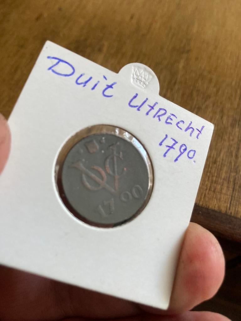 Mooie VOC Duit Utrecht 1790., Verzenden, Vóór koninkrijk, Overige waardes, Losse munt