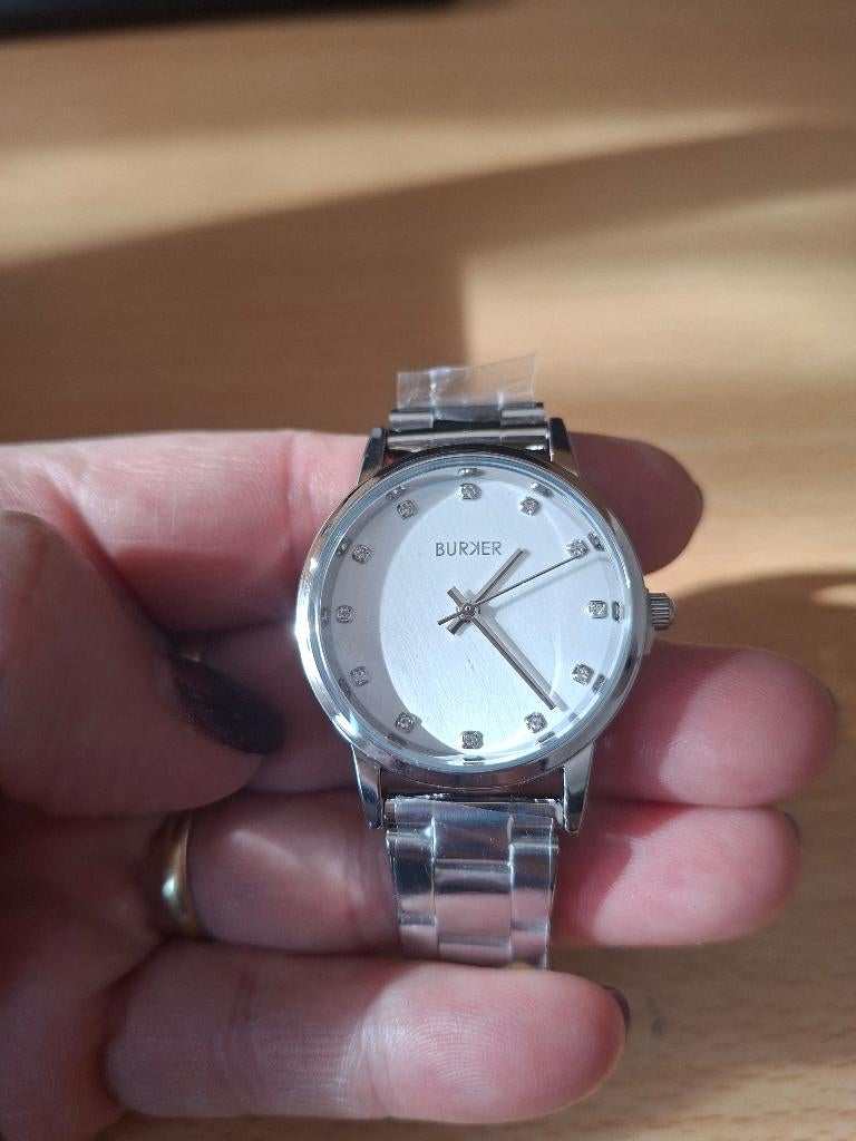 Dames Horloge, Sieraden, Tassen en Uiterlijk, Horloges | Dames, Nieuw, Polshorloge, Overige merken, Zilver, Staal, Ophalen of Verzenden