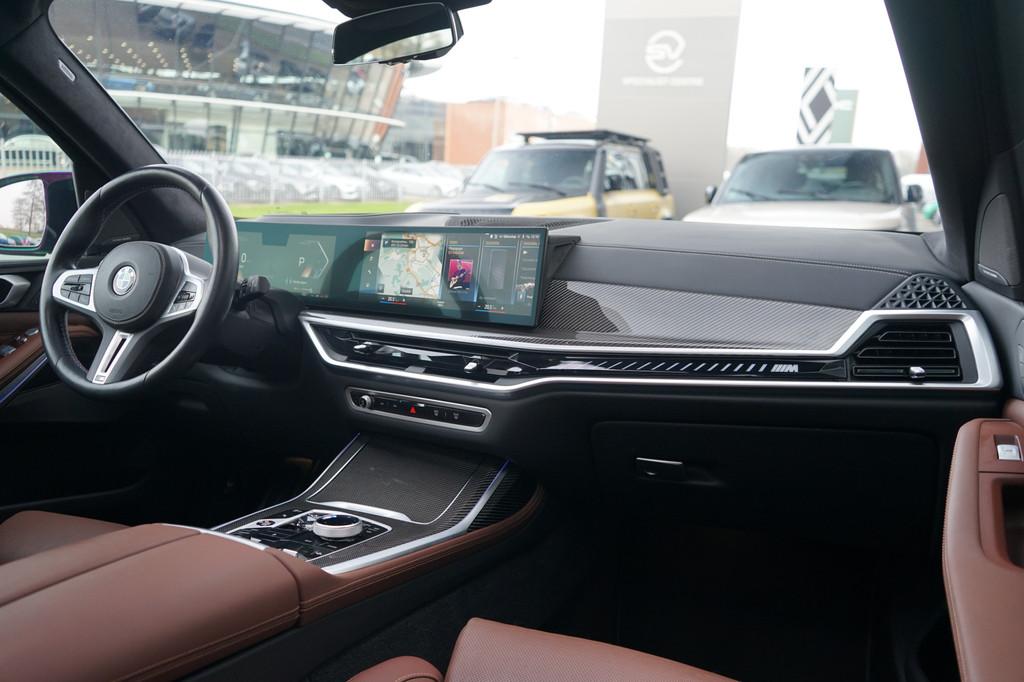BMW X7 M60i xDrive 7 p. | Harman/Kardon | Massage stoelen |, Auto's, BMW, 12 maanden, Gebruikt, 7 stoelen, Leder