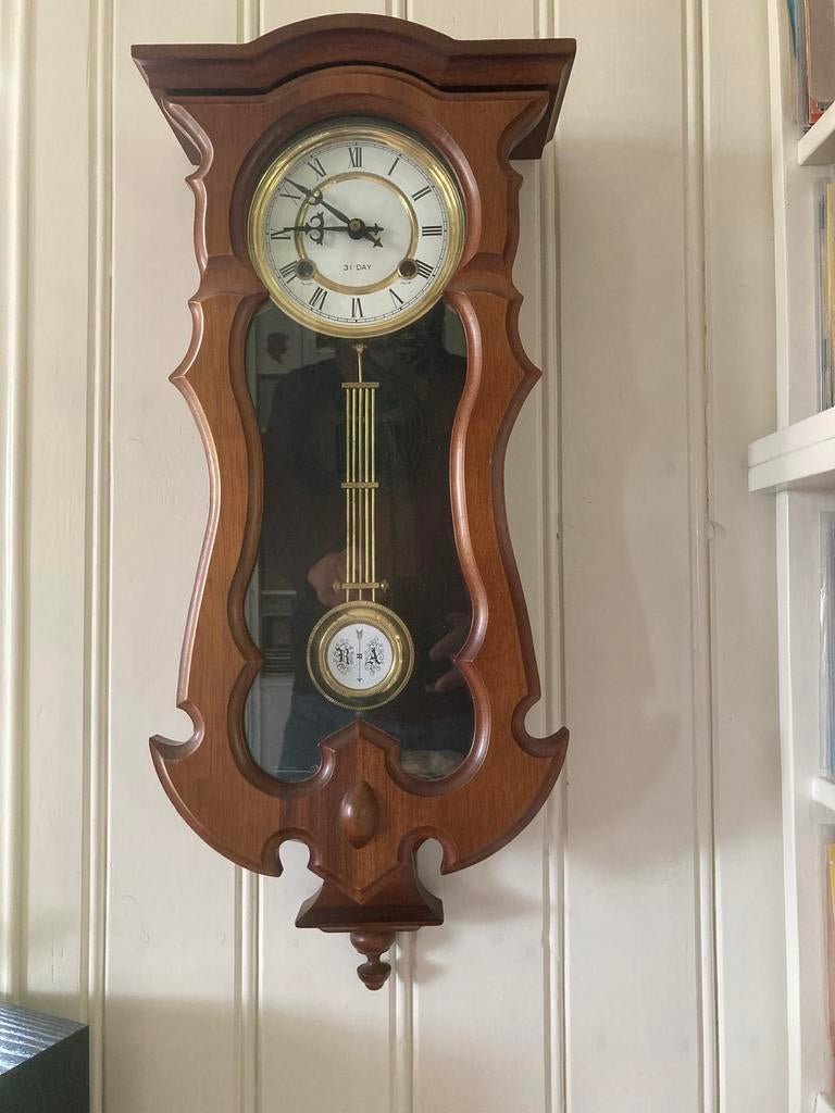 Mooie klassieke wandklok. Regulateur., Ophalen of Verzenden