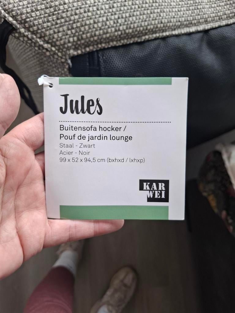 Hocker jules ( karwei ), Tuin en Terras, Tuinsets en Loungesets, Ophalen, Hocker