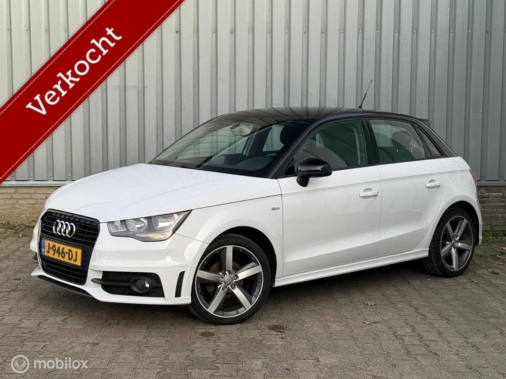 Audi A1 Sportback 1.2 TFSI | S-Line | Climate | Stoelverw,, Voorwielaandrijving, Euro 5, Zwart, 4 cilinders