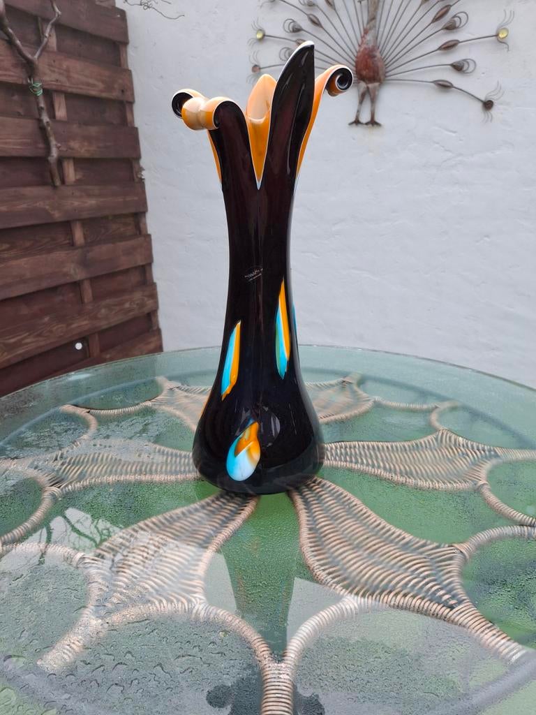 Murano style vaas, Ophalen of Verzenden