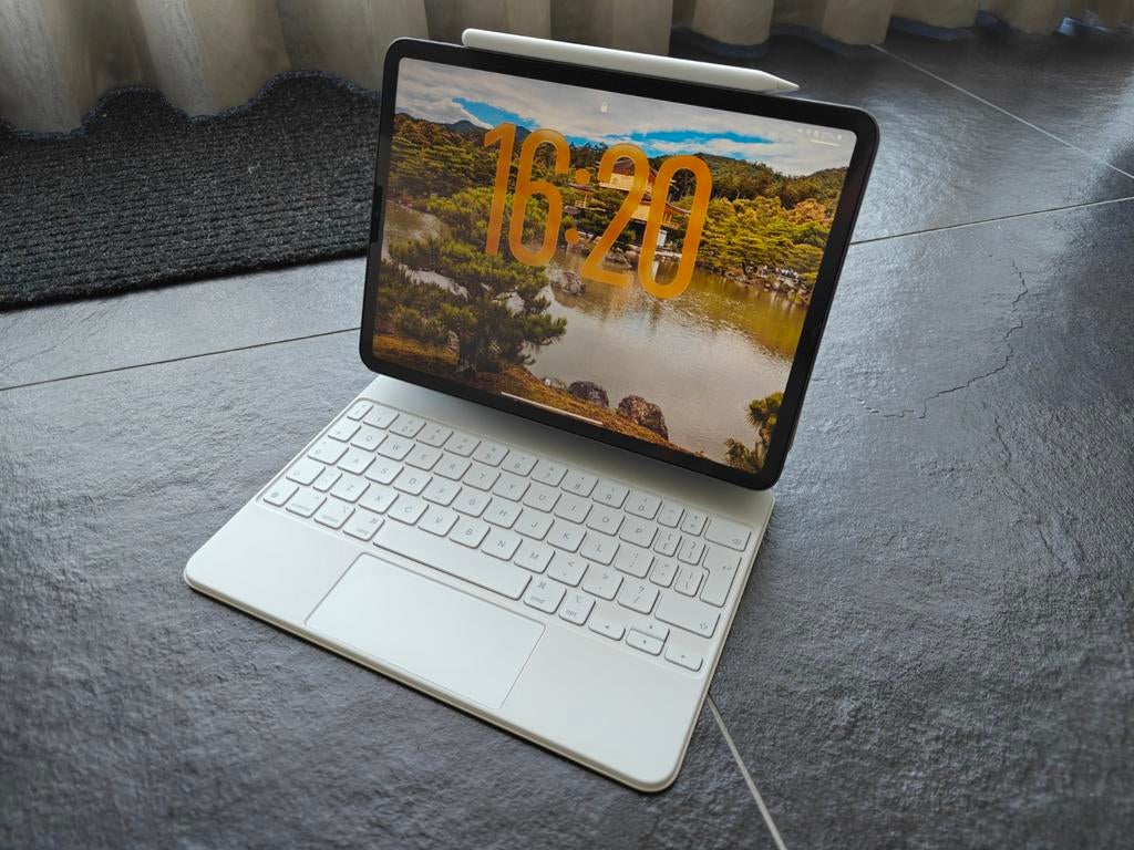 iPad Pro 11 inch 128GB (3e gen) met Magic Keyboard, Computers en Software, Apple iPads, Apple iPad, 11 inch, Ophalen of Verzenden