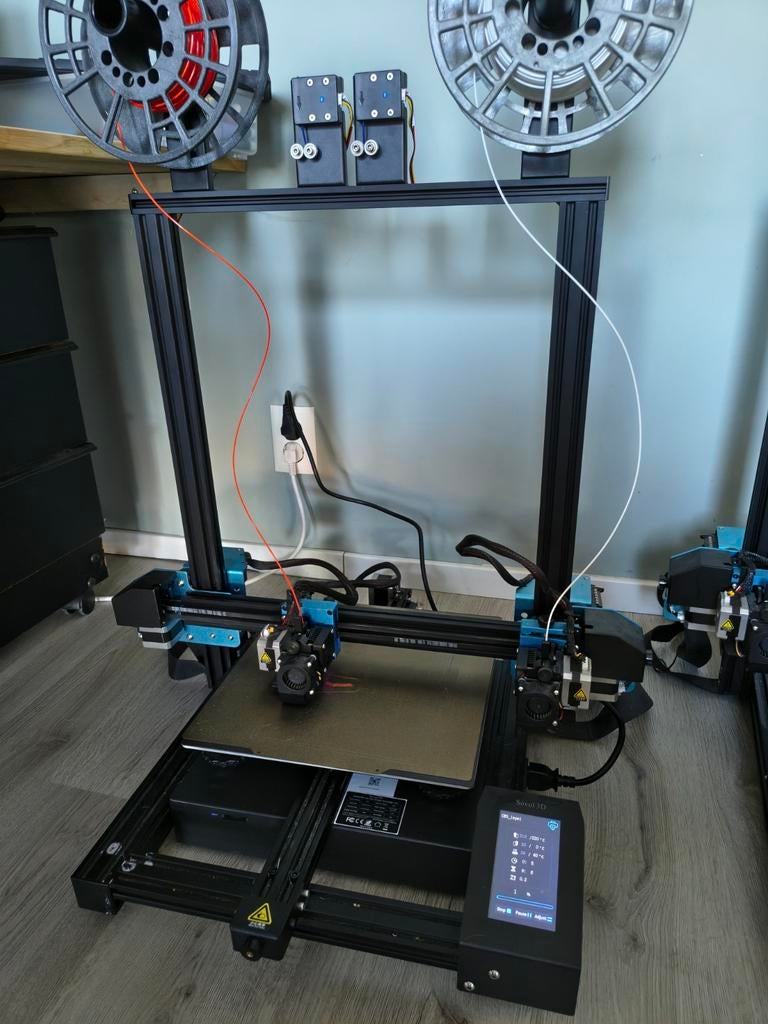 Sovol SV04 3D printer met dubbele printkop, Computers en Software, 3D Printers, Gebruikt, Ophalen of Verzenden