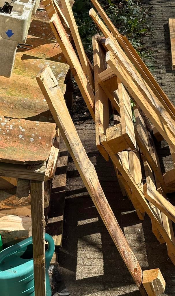 Gratis ophalen vurenhout voor de (buiten)kachel., Tuin en Terras, Haardhout, Minder dan 3 m³, Ophalen