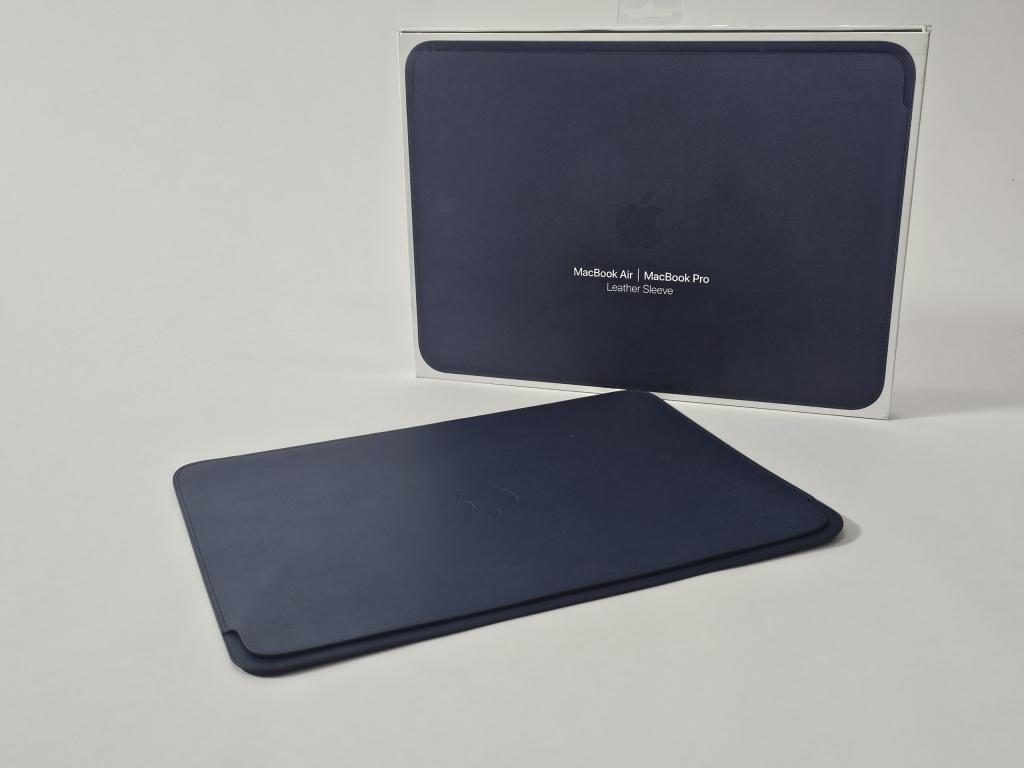Apple Leather Sleeve - MacBook Air & Pro 13" - Midnight Blue, Computers en Software, Laptophoezen