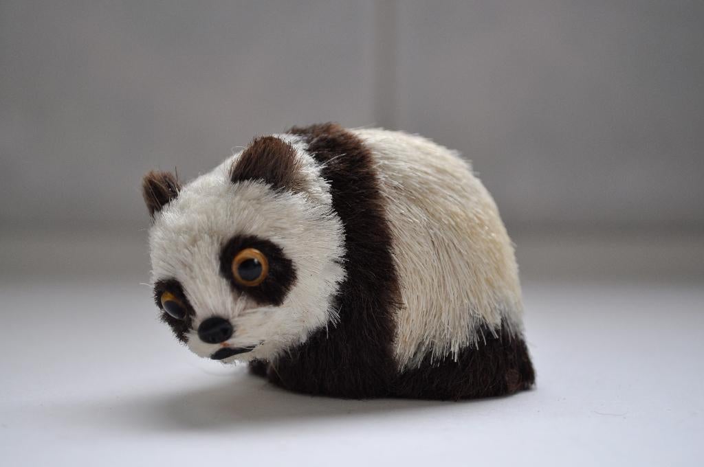Vintage Puntenslijper Panda Zeehond 8 cm, Verzamelen, Dierenverzamelingen, Ophalen of Verzenden, Gebruikt, Overige typen