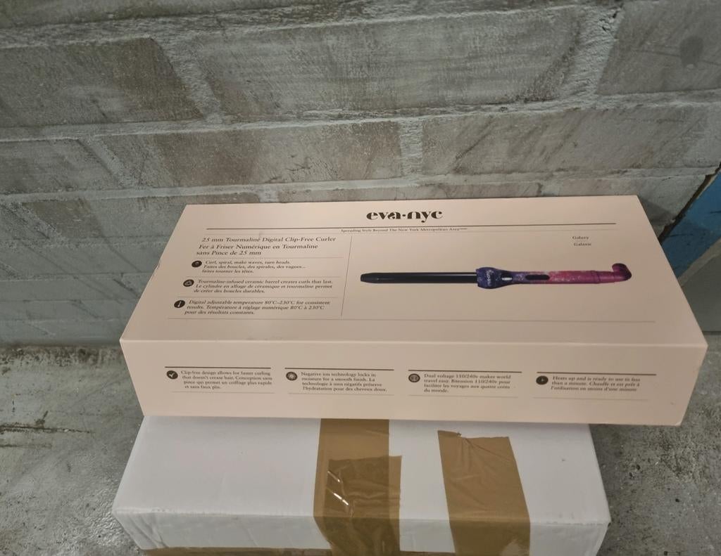 Eva NYC Floral Frenzy Ceramic Styling Iron, Ophalen of Verzenden, Nieuw