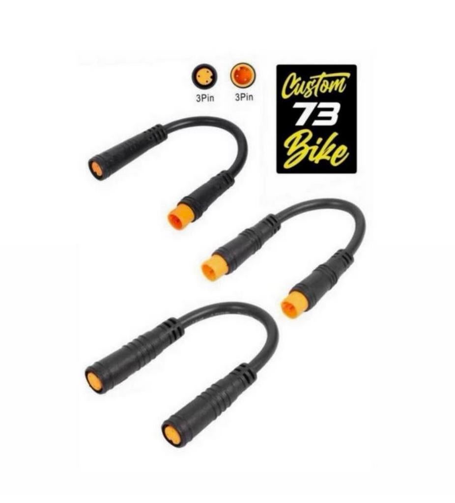 HIGO Connector/Signal kabels 3-Pins M-F / M-M / F-F, Ophalen of Verzenden