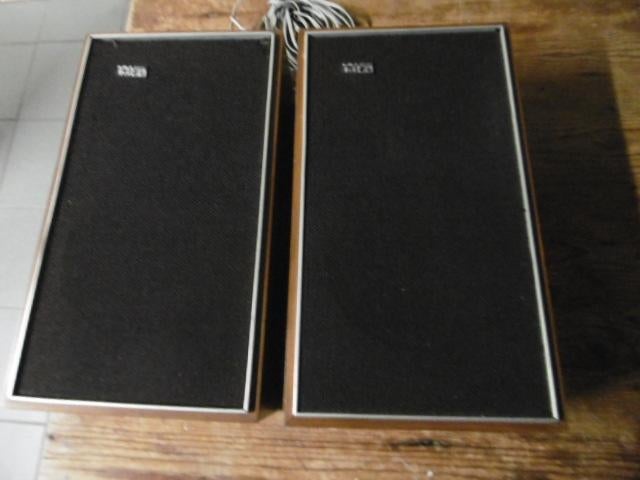 2 vintage Aristona SA5422/01Z   HiFi speakers uit 1975, Overige merken, Gebruikt, Ophalen of Verzenden, Minder dan 60 watt